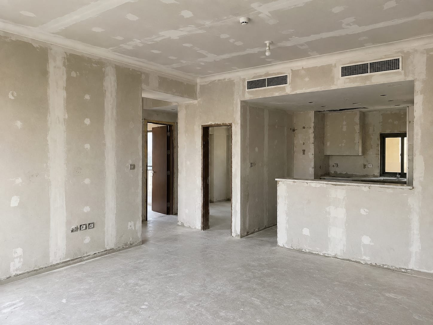 A Bare Shell Becomes A Finished Home. before renovation