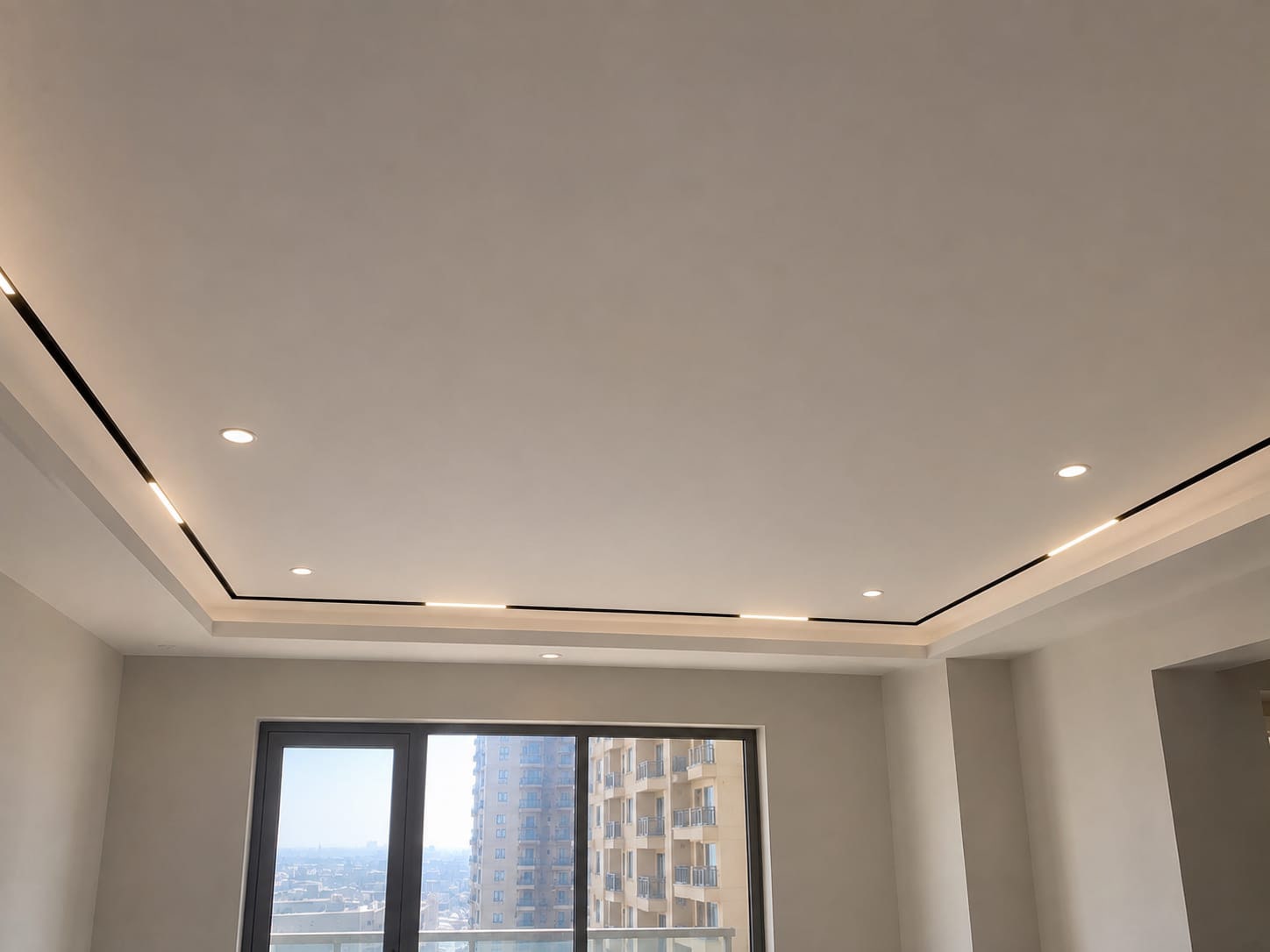 A Ceiling Reworked For A Better Room. after renovation